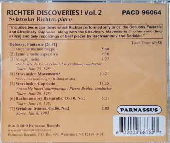 CD Igor Stravinsky: Richter Discoveries ! Vol.2