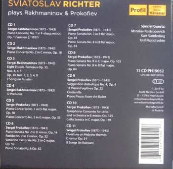 11CD/Box Set Sviatoslav Richter: Plays Rakhmaninov & Prokofiev