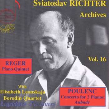 CD Sviatoslav Richter: Sviatoslav Richter Archives Vol. 16