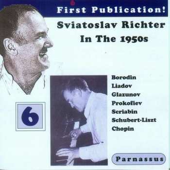 CD Sergei Prokofiev: Sviatoslav Richter In The 1950s