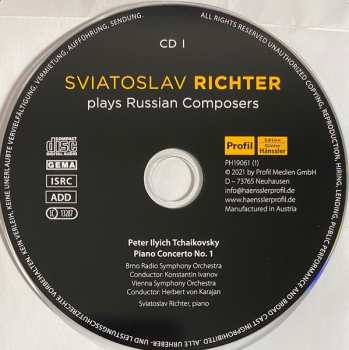 13CD/Box Set Sviatoslav Richter: Sviatoslav Richter Plays Russian Composers