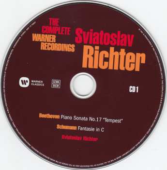 24CD/Box Set Sviatoslav Richter: The Complete Warner Recordings