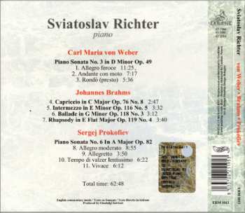 CD Sergei Prokofiev:  Von Weber - Brahms - Prokofiev