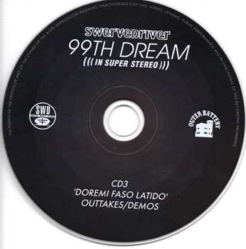 3CD Swervedriver: 99th Dream DLX
