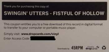 LP Swingin' Utters: Fistful Of Hollow