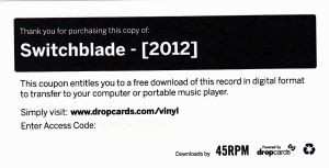 2LP Switchblade: Switchblade [2012] LTD