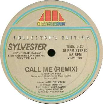 LP Sylvester: Call Me (Remix) / Good Feelin'