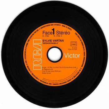 CD Sylvie Vartan: Déraisonnable LTD