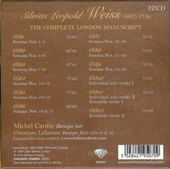 12CD/Box Set Sylvius Leopold Weiss: The Complete London Manuscript