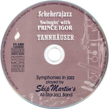 CD Symphony Orchestra And All-Stars Jazz Band Conducted By Skip Martin: Skip Martin's Symphonies In Jazz