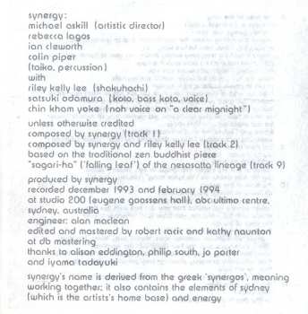 CD Synergy Percussion: Matsuri