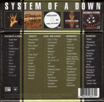 5CD/Box Set System Of A Down: System Of A Down (5 Album Bundle)