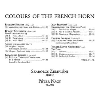 CD Péter Nagy: Colours Of The French Horn
