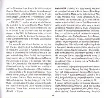 CD Szymon Laks: String Quartets