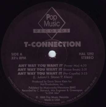 CD T-Connection: Any Way You Want It