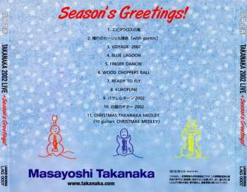 CD Masayoshi Takanaka: 2002 Live + Season's Greetings!