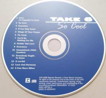 CD Take 6: So Cool