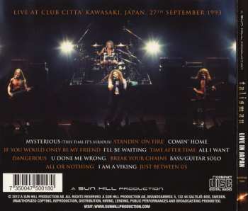 CD Talisman: Live In Japan DLX