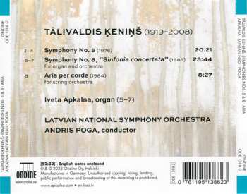 CD Iveta Apkalna: Symphonies Nos. 5 & 8 • Aria