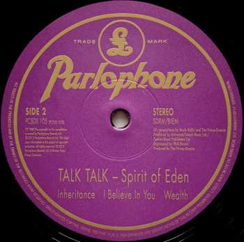 LP/DVD Talk Talk: Spirit Of Eden