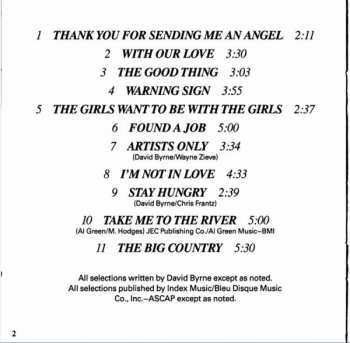 CD/DVD Talking Heads: More Songs About Buildings And Food