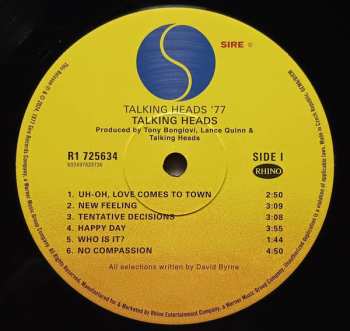 4LP/4SP/Box Set Talking Heads: Talking Heads: 77 LTD | DLX