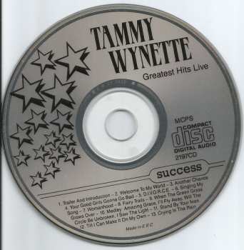 CD Tammy Wynette: Greatest Hits Live