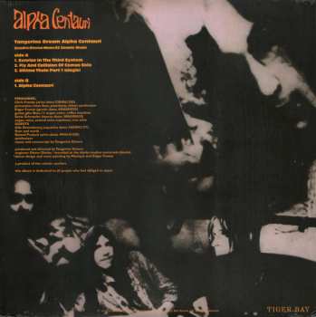 LP Tangerine Dream: Alpha Centauri CLR