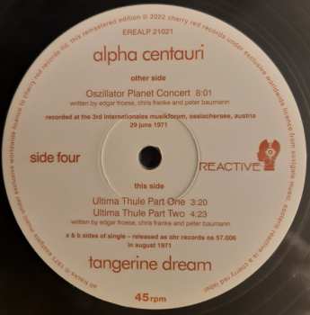 2LP Tangerine Dream: Alpha Centauri CLR | LTD
