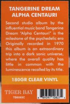 LP Tangerine Dream: Alpha Centauri CLR