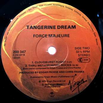LP Tangerine Dream: Force Majeure