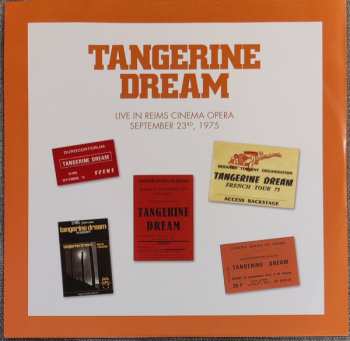 2LP Tangerine Dream: Live In Reims Cinema Opera, September 23rd, 1975 LTD | CLR