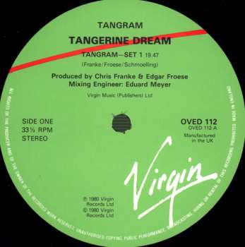 LP Tangerine Dream: Tangram