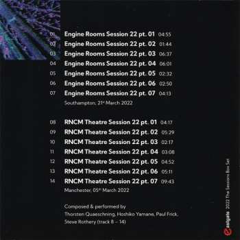 8CD/Box Set Tangerine Dream: The Sessions Box Set (United Kingdom & Ireland 2022) LTD