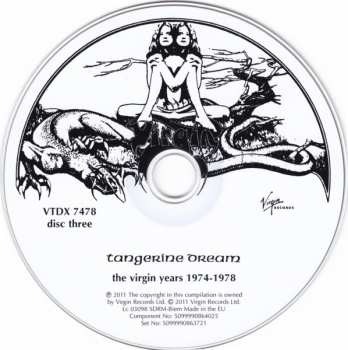 3CD Tangerine Dream: The Virgin Years 1974-1978
