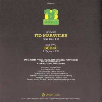 SP Tania Maria: Fio Maravilha / Bedeu