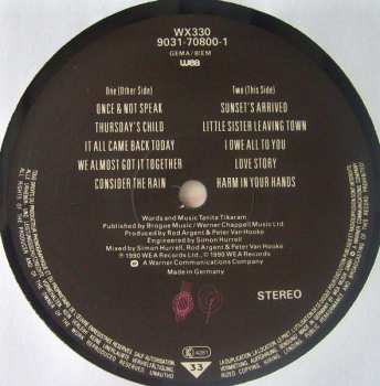 LP Tanita Tikaram: The Sweet Keeper