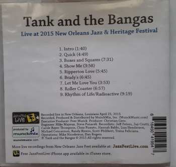 CD Tank and the Bangas: Live At 2015 New Orleans Jazz & Heritage Festival 