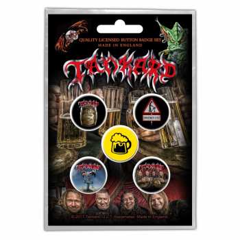 Merch Tankard: Súprava Odznakov One Foot In The Grave 