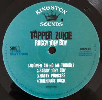 LP Tapper Zukie: Raggy Joey Boy