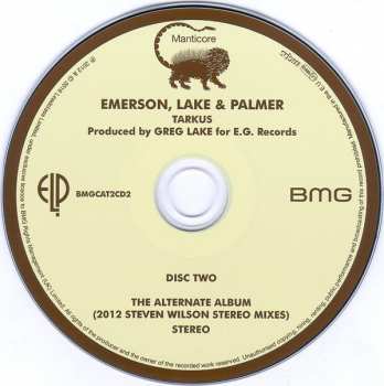 2CD Emerson, Lake & Palmer: Tarkus DLX