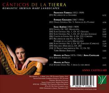 CD Manuel de Falla: Cánticos De La Tierra (Romantic Iberian Harp Landscapes)