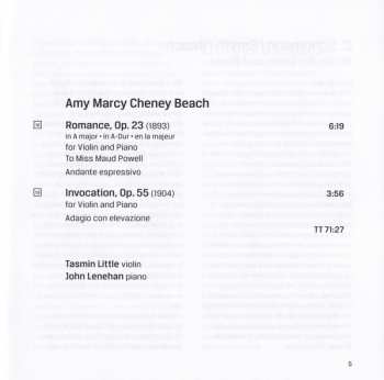 CD Clara Schumann: Tasmin Little Plays Clara Schumann, Dame Ethel Smyth, Amy Beach