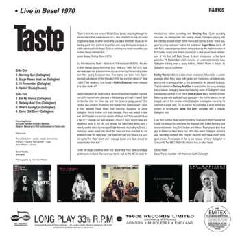 LP Taste: Live In Basel 1970