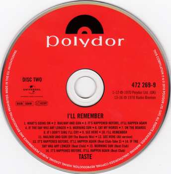 4CD Taste: I'll Remember
