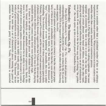 CD Pyotr Ilyich Tchaikovsky: The Seasons, Op. 37a / Ballade No. 3 In A-Flat Major, Op. 47 / Four Valses