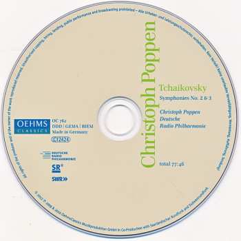 CD Pyotr Ilyich Tchaikovsky: Symphonies No. 2 & 3