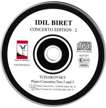 CD Pyotr Ilyich Tchaikovsky: Piano Concertos Nos. 1 And 3