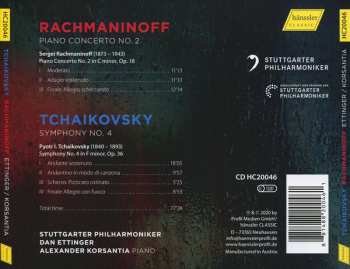 CD Pyotr Ilyich Tchaikovsky: Symphony No. 4 / Piano Concerto No. 2