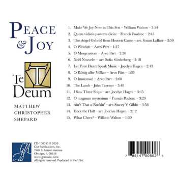 CD Te Deum: Peace & Joy
